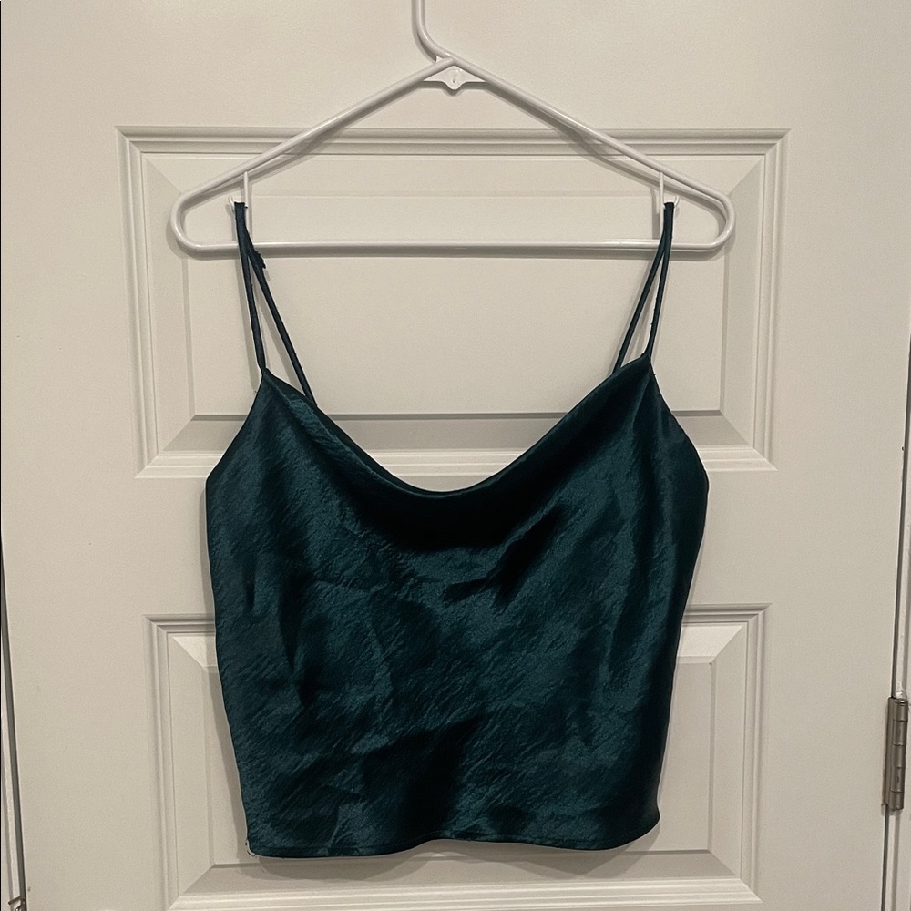 Chic Dark Green Women's Camisole